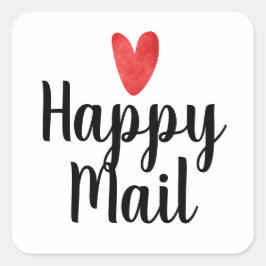 Gelukkig Post Zakelijk Sticker - Lief Handgeschrev