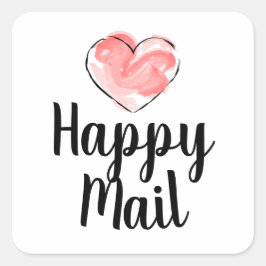 Gelukkig Post Zakelijke Sticker - Lief Hart