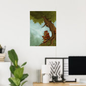 gelukkig poster (Thuiskantoor)