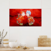 Gelukkig Poster met huwelijkspaar (Keuken)