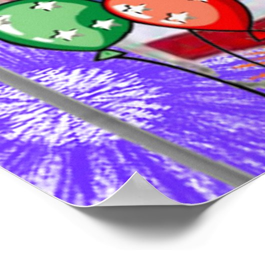 Gelukkig Poster van 4 juli (Hoek)