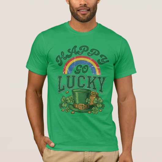 Gelukkig prettige St. Patrick's Day T-shirt (Voorkant)