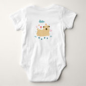 Gelukkig Puggie Baby Body Romper (Achterkant)