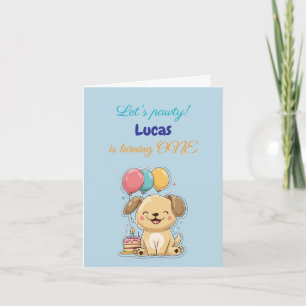Gelukkig Puppy, Jongen, Laten we Feestvieren, 1e V