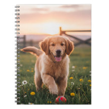Gelukkig Puppy Spiraal Notebook