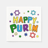 Gelukkig Purim. Servetten (Voorkant)