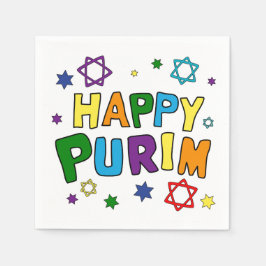Gelukkig Purim. Servetten