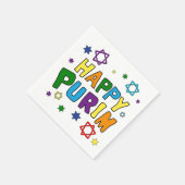 Gelukkig Purim. Servetten (Hoek)