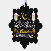 GELUKKIG RAMADAN MUBARAK KAREEM 2024 ORNAMENT KAART (Links)