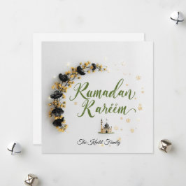 Gelukkig Ramadan Mubarak Ramadan Kareem Moderne Mo Feestdagenkaart