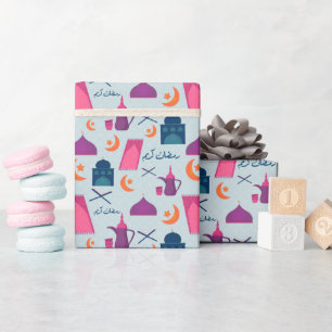Gelukkig Ramadan-patroon Cadeaupapier