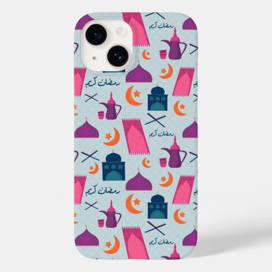 Gelukkig Ramadan-patroon Case-Mate iPhone Case (Achterkant)