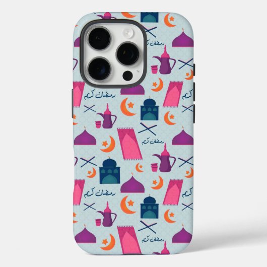 Gelukkig Ramadan-patroon Case-Mate iPhone Case (Achterkant)