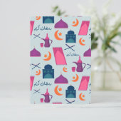 Gelukkig Ramadan-patroon Kaart (Staand voorkant)