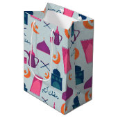 Gelukkig Ramadan-patroon Medium Cadeauzakje (Voorkant Gekanteld)