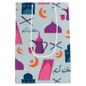 Gelukkig Ramadan-patroon Medium Cadeauzakje (Achterkant)