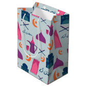 Gelukkig Ramadan-patroon Medium Cadeauzakje (Achterkant Gekanteld)