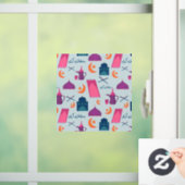 Gelukkig Ramadan-patroon Raamsticker (Huis)