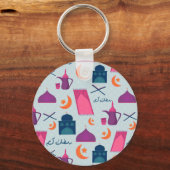 Gelukkig Ramadan-patroon Sleutelhanger (Voorkant)