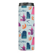 Gelukkig Ramadan-patroon Thermosbeker (Achterkant)