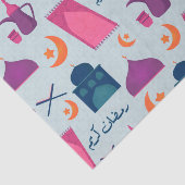 Gelukkig Ramadan-patroon Tissuepapier (Detail)