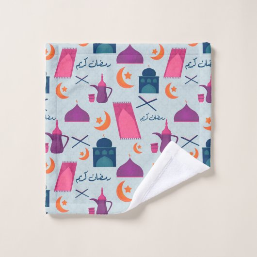 Gelukkig Ramadan-patroon Washandje (Wasdoekje)