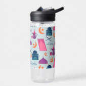 Gelukkig Ramadan-patroon Waterfles (Links)