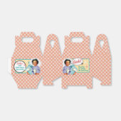 Gelukkig Retro Bruid Bruidsfeest Favoriet Doos Bedankdoosjes (Uitgevouwen)