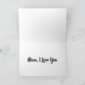 Gelukkig Roos op moederdag Kaart (Binnen)