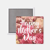 Gelukkig Roos op moederdag Magneet (Voorkant / Achterkant)