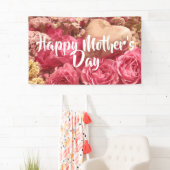 Gelukkig Roos op moederdag Spandoek (Insitu)