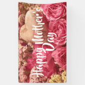 Gelukkig Roos op moederdag Spandoek (Verticaal)