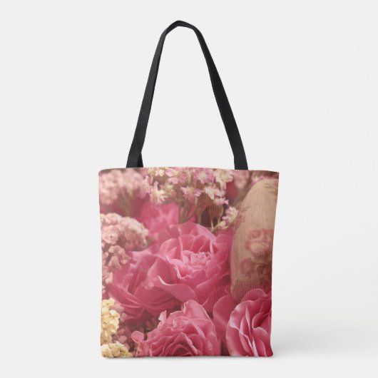 Gelukkig Roos op moederdag Tote Bag (Achterkant)