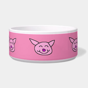 Gelukkig Roze Varken Voerbakje