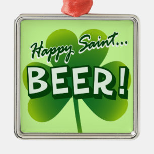 Gelukkig Saint... BEER! Metalen Ornament