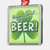 Gelukkig Saint... BEER! Metalen Ornament (Links)