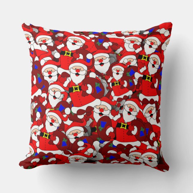 gelukkig santa pillow kussen (Voorkant)
