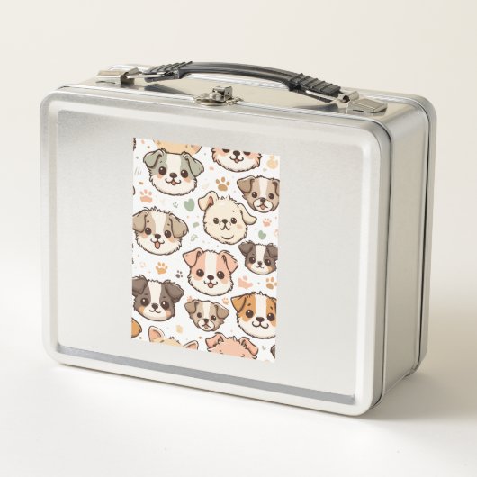 Gelukkig Schattige Puppies Pattern (Voorkant)