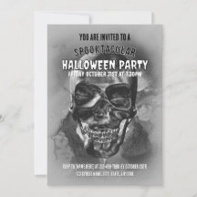 Gelukkig schedel. Halloweenfeest.