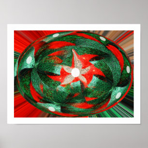 Gelukkig seizoen Xmas kunst Poster