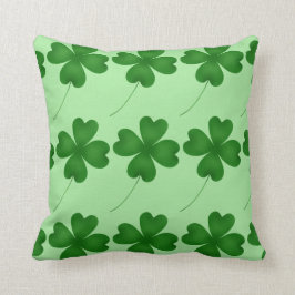 Gelukkig shamrock ontwerp kussen