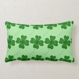 Gelukkig shamrock patroon kussen