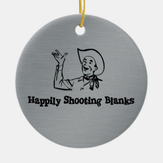 Gelukkig Shootbanken Keramisch Ornament