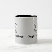 Gelukkig Shootbanken Tweekleurige Koffiemok (Center)