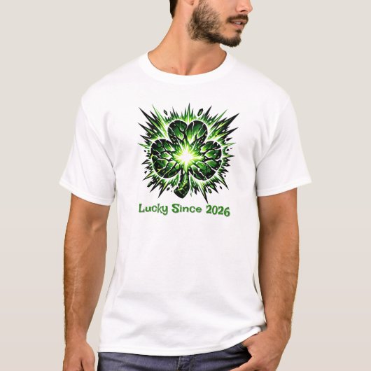 Gelukkig sinds 2026 St. Patricks T-shirt (Voorkant)