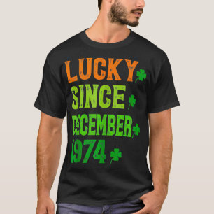 Gelukkig sinds december 1974 50 jaar oud 50th St P T-shirt