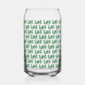 Gelukkig sinds jaar blikvorm glas (Achterkant)