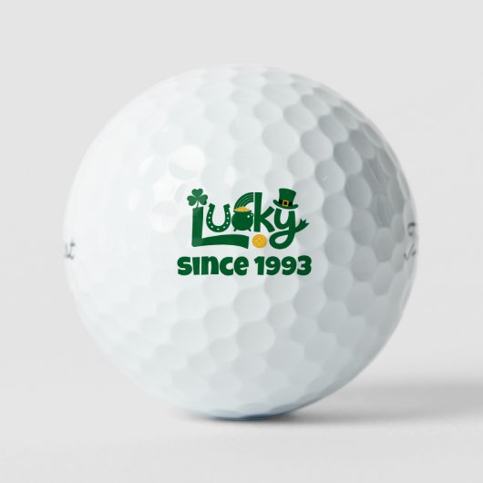 Gelukkig sinds jaar golfballen (Voorkant)