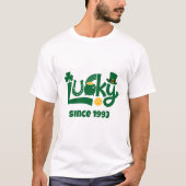 Gelukkig sinds jaar t-shirt (Voorkant)