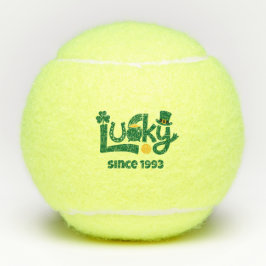 Gelukkig sinds jaar tennisballen